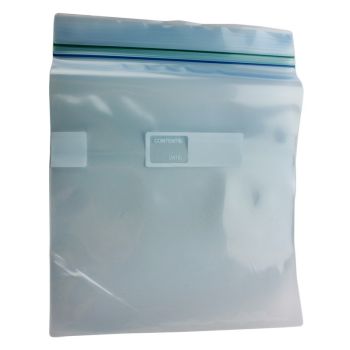 Minigrip COLORZIP Food Storage Bags Jumbo Two Gallon Storage Double Zipper;