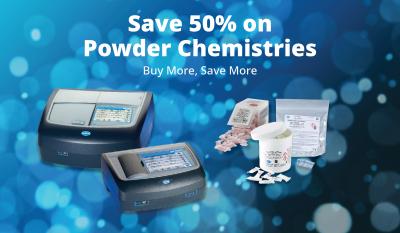 Buy Hach DR Series, Get 50% Off Powder Chemistries